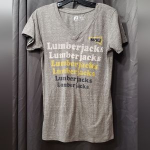 Womens Medium NAU Northern Arizona University Lumberjacks T-shirt